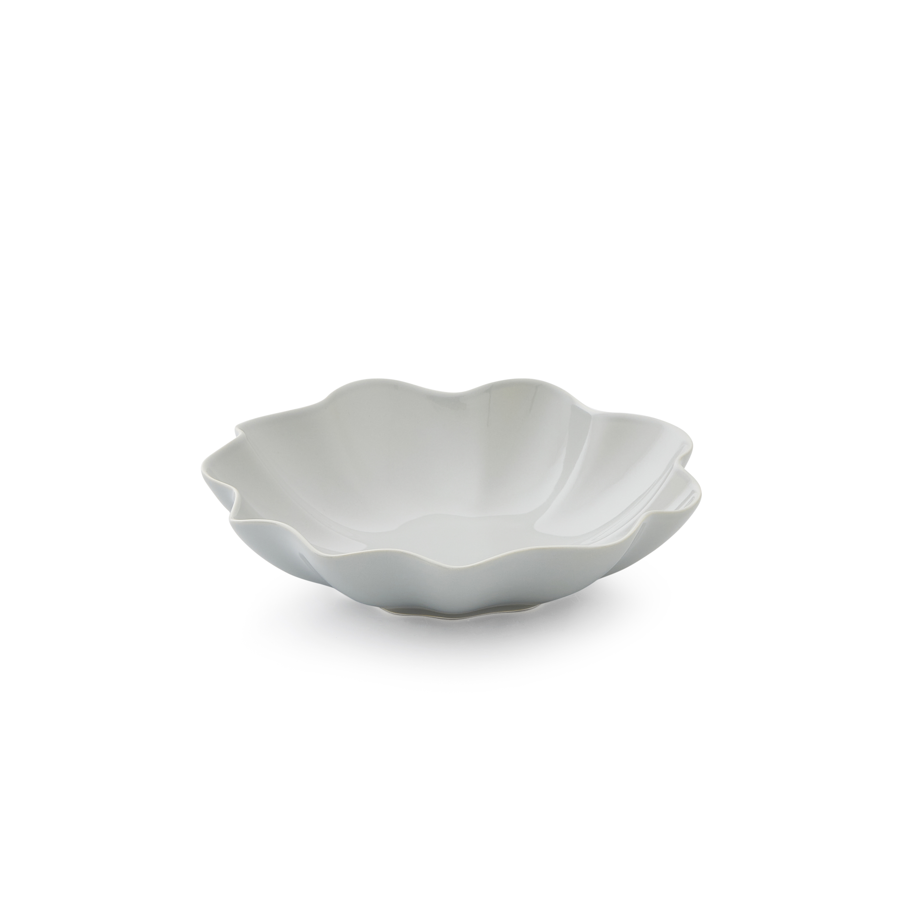 Sophie Conran Floret 9 Inch Pasta Bowl, Dove Grey image number null